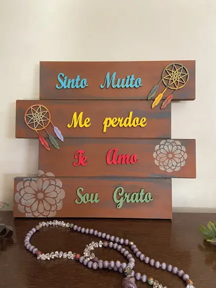 Quadro Hooponopono no Pallets