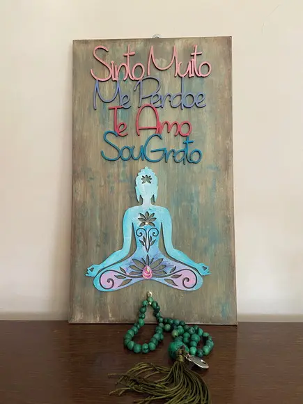 Quadro Hooponopono e Buda