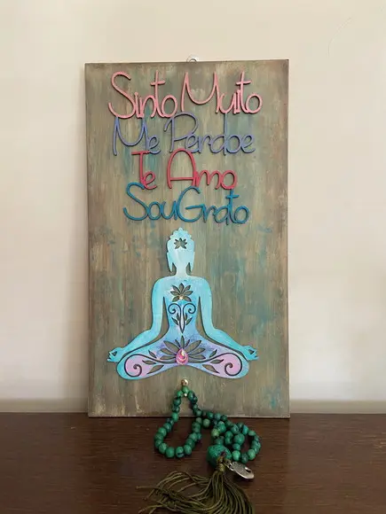 Quadro Hooponopono e Buda