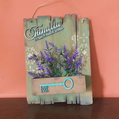 Quadro Lavandas e Família