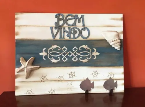 Quadro Náutico Rústico