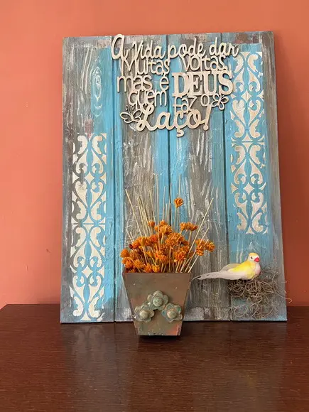 Quadro Rústico Decorativo 04