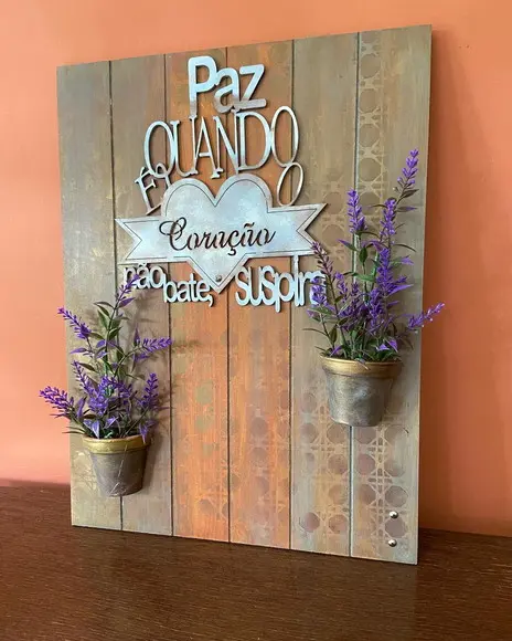 Quadro Rústico Lavanda