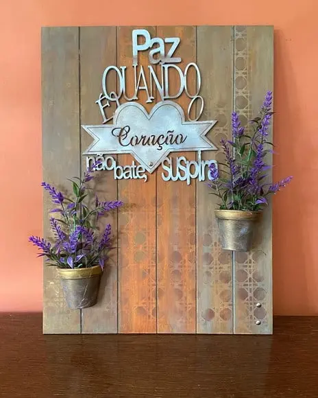 Quadro Rústico Lavanda