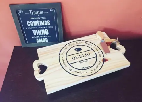 Tábua Queijos Decorada