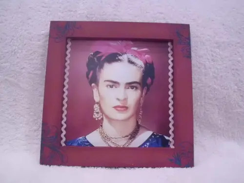 Trio quadros Frida Kahlo