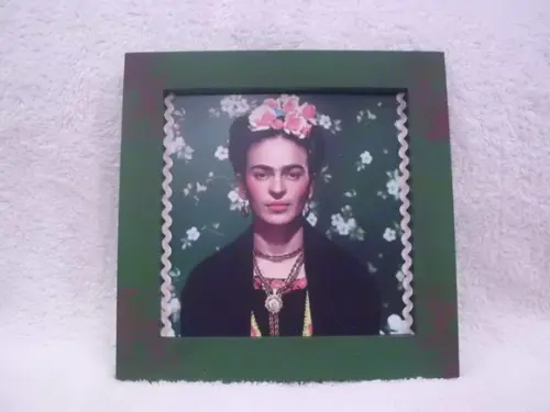 Trio quadros Frida Kahlo