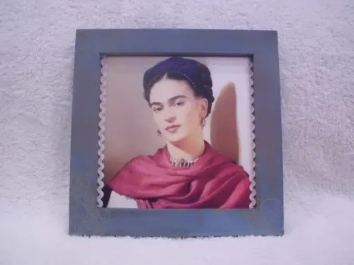 Trio quadros Frida Kahlo