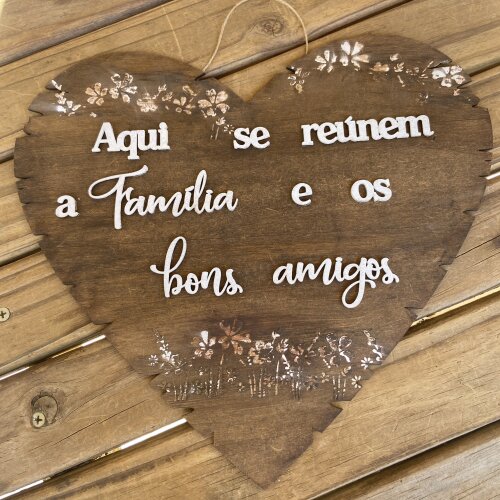 Placa Decorativa Porta Entrada