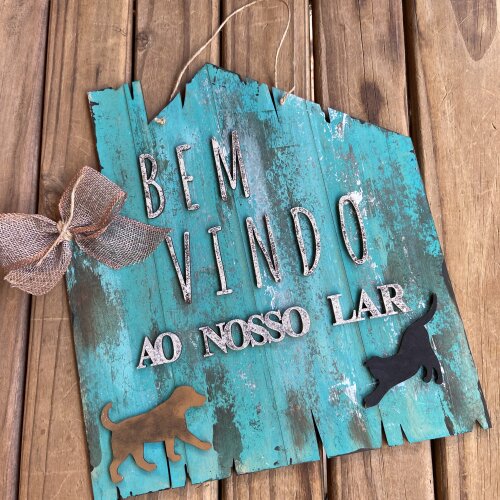 Placa de porta Pets