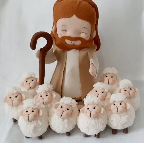 Jesus bom pastor e ovelhas