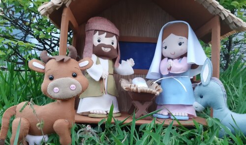 Presepio com estábulo