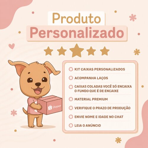 10 Sacolinha Personalizadas Princesas - Montadas com Alça