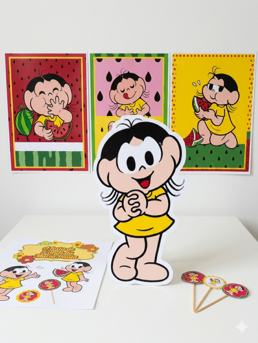 Kit Festa Só um Bolinho 27 Peças | Magali | Personalizado