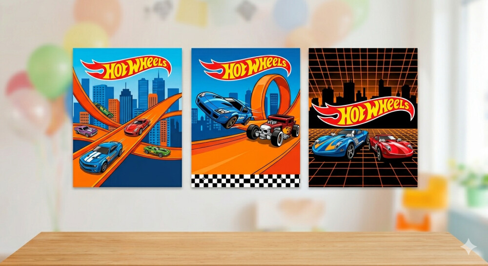 Kit Festa Só um Bolinho 27 Peças |  Hot Wheels | Decoração Pe