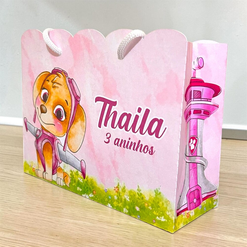 Sacolinha Personalizada Patrulha Canina | Lembrancinha Infantil |
