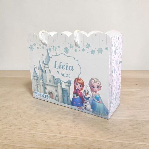 Sacolinha Personalizada Frozen | Lembrancinha Infantil | Pegue e 