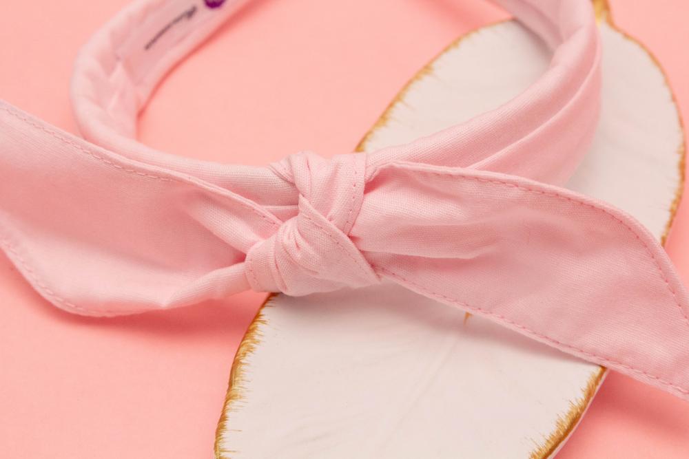 TIARA | TRICOLINE LISO LAÇO | ROSA CLARO