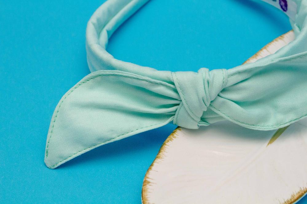 TIARA | TRICOLINE LISO LAÇO | AZUL BEBE