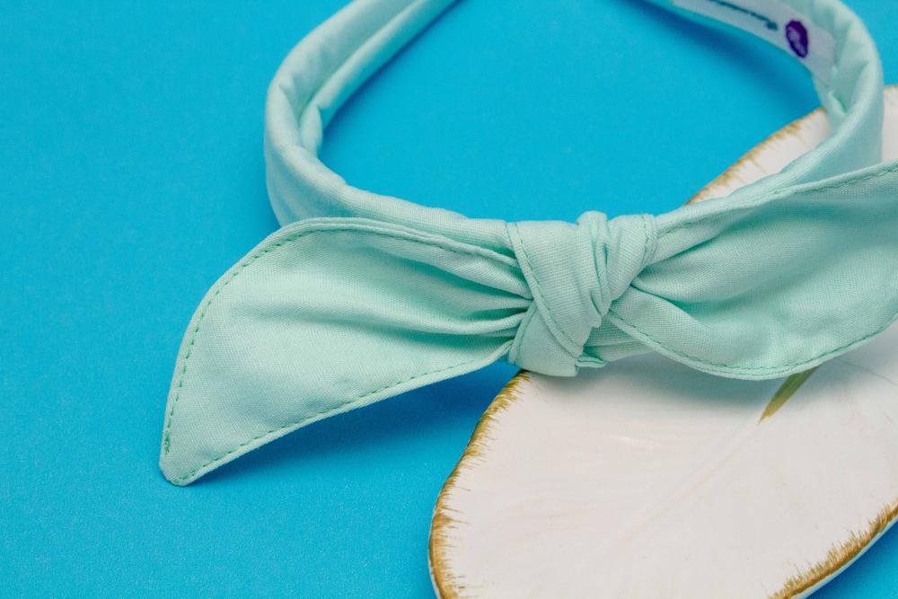 TIARA | TRICOLINE LISO LAÇO | AZUL BEBE
