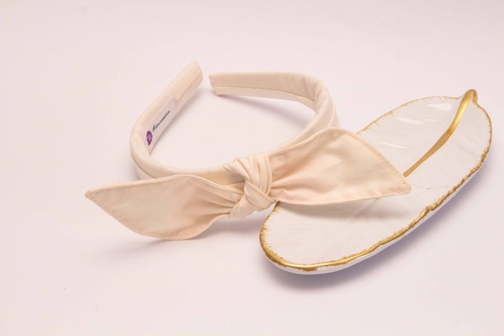 TIARA | TRICOLINE LISO LAÇO | MARFIM