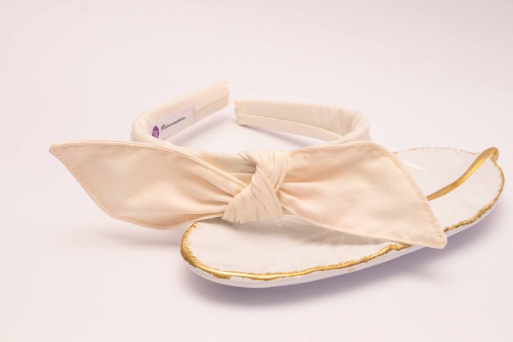 TIARA | TRICOLINE LISO LAÇO | MARFIM