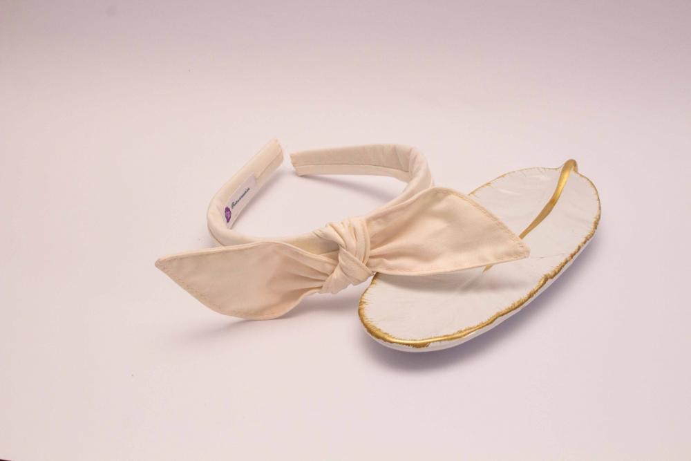 TIARA | TRICOLINE LISO LAÇO | MARFIM