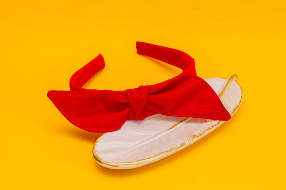 TIARA | TRICOLINE LISO LAÇO | VERMELHO