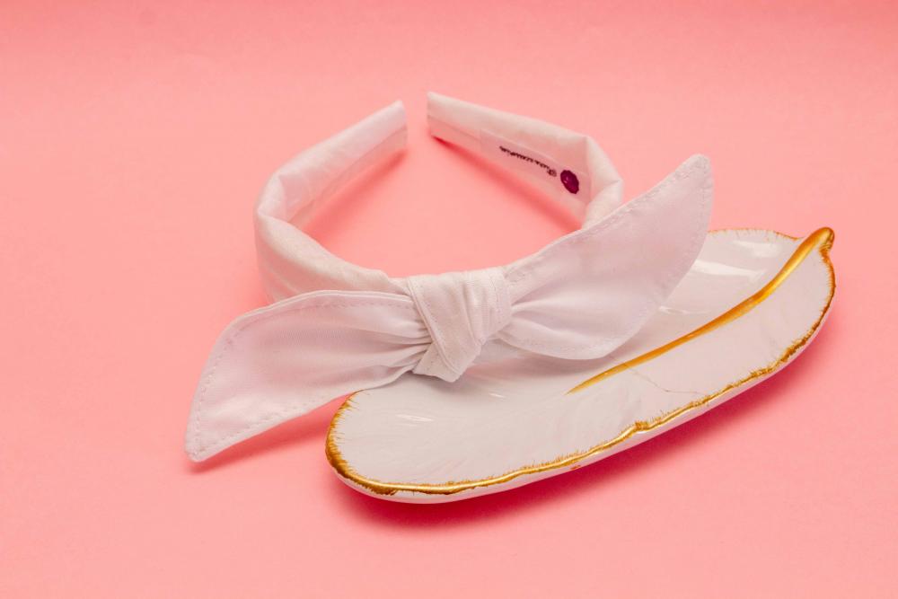 TIARA | TRICOLINE LISO LAÇO | BRANCO