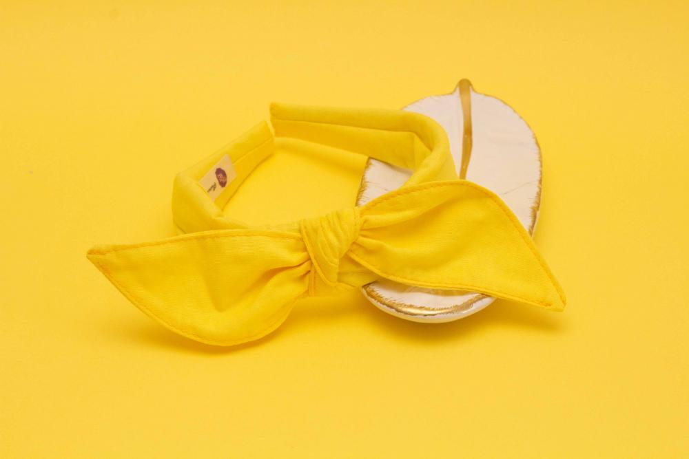 TIARA | TRICOLINE LISO LAÇO | AMARELO