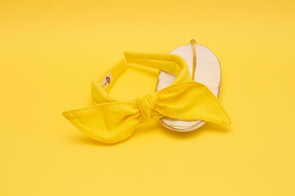 TIARA | TRICOLINE LISO LAÇO | AMARELO