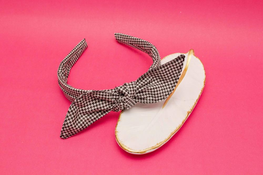 TIARA | TRICOLINE LAÇO ESTAMPADO | PIED POULE