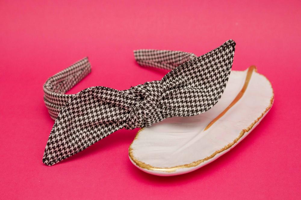 TIARA | TRICOLINE LAÇO ESTAMPADO | PIED POULE
