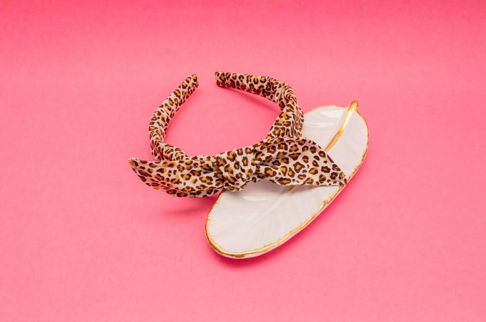 TIARA | TRICOLINE LAÇO ESTAMPADO | ONÇA