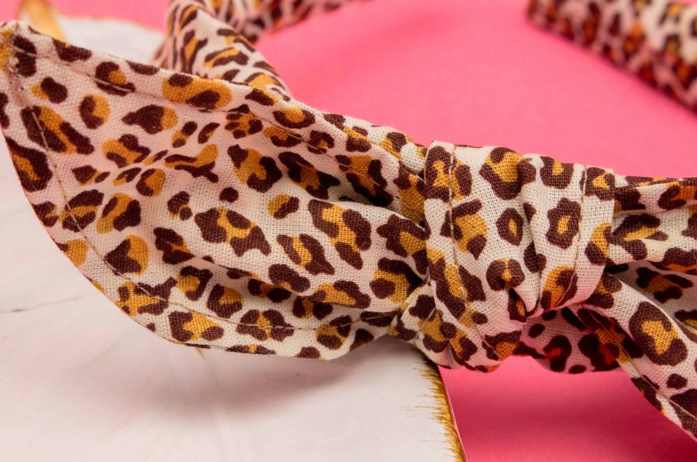 TIARA | TRICOLINE LAÇO ESTAMPADO | ONÇA