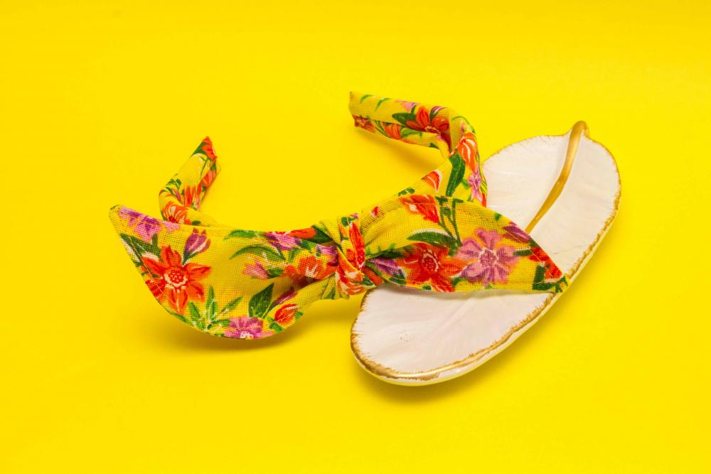 TIARA | TRICOLINE LAÇO CHITA (CARNAVAL) | AMARELO