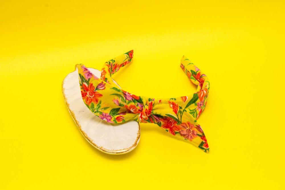 TIARA | TRICOLINE LAÇO CHITA (CARNAVAL) | AMARELO