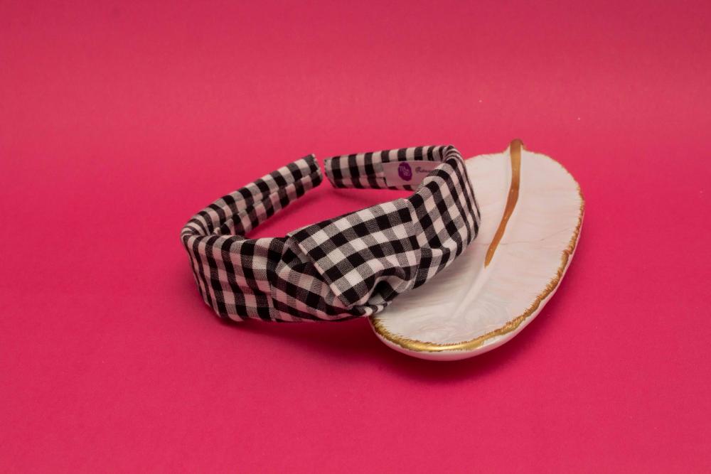 TIARA | TRICOLINE NÓ TURBANTE ESTAMPADO | XADREZ