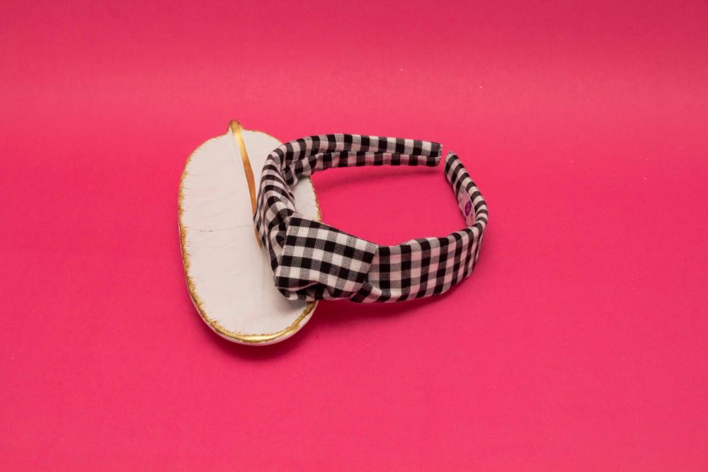 TIARA | TRICOLINE NÓ TURBANTE ESTAMPADO | XADREZ