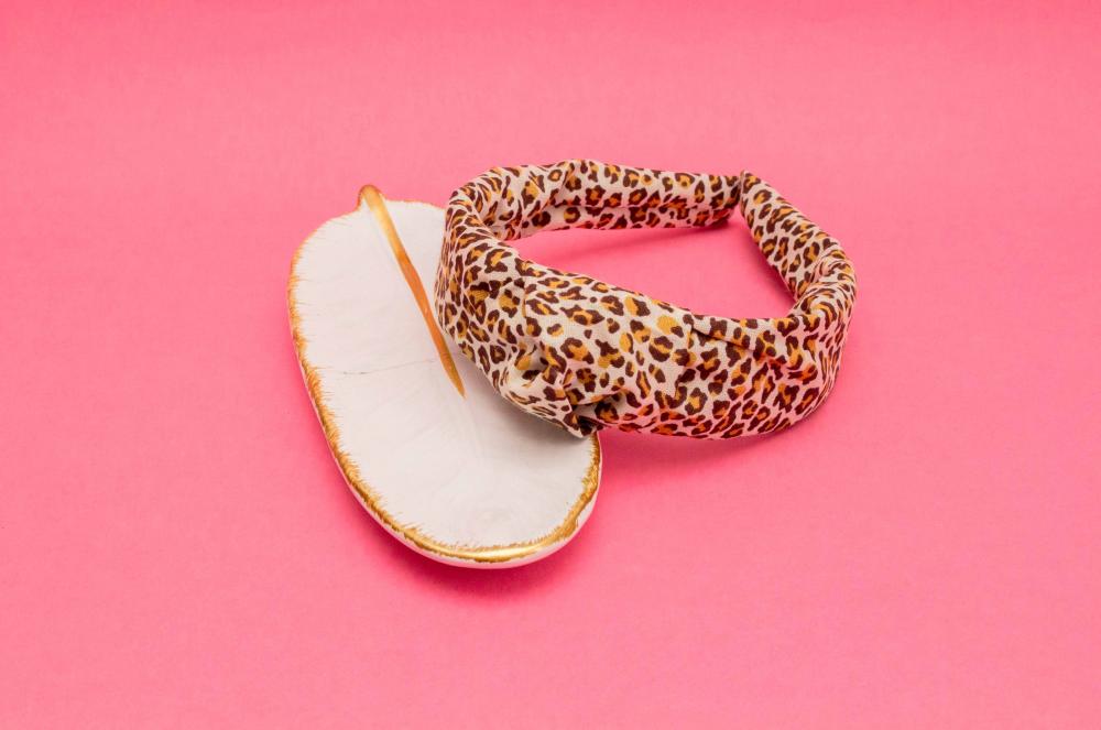 TIARA | TRICOLINE NÓ TURBANTE ESTAMPADO | ONÇA