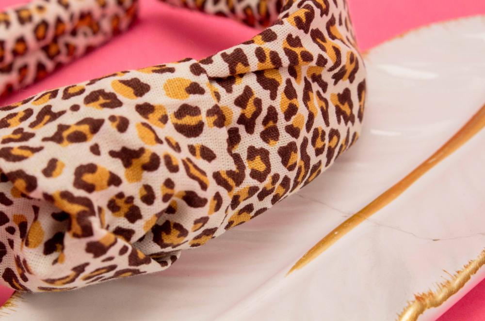 TIARA | TRICOLINE NÓ TURBANTE ESTAMPADO | ONÇA