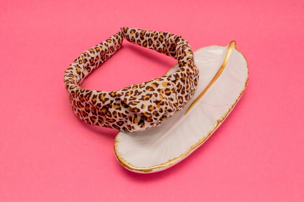 TIARA | TRICOLINE NÓ TURBANTE ESTAMPADO | ONÇA