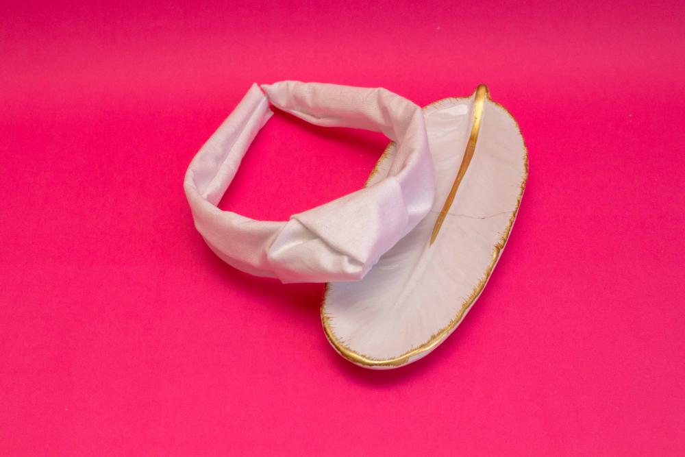 TIARA | TRICOLINE LISO NÓ TURBANTE | BRANCA