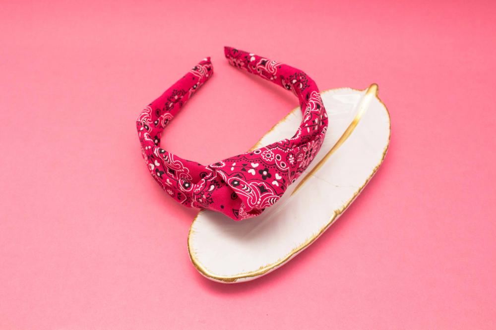 TIARA | TRICOLINE BANDANA NÓ TURBANTE | PINK