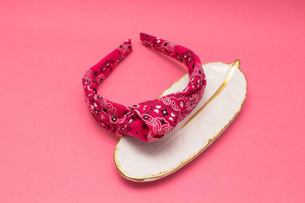 TIARA | TRICOLINE BANDANA NÓ TURBANTE | PINK