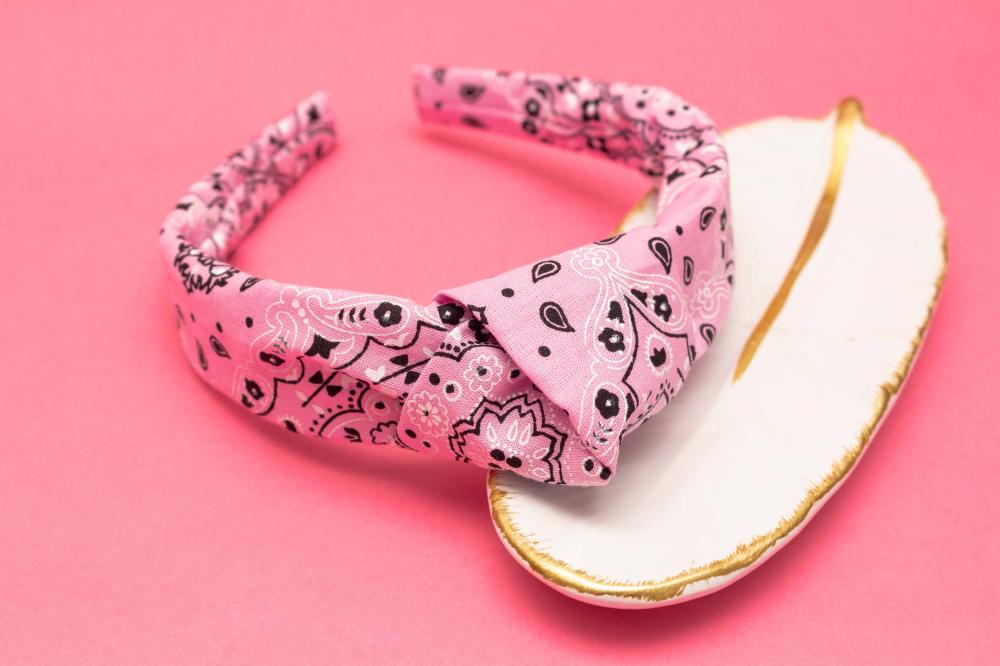 TIARA | TRICOLINE BANDANA NÓ TURBANTE | ROSA CLARO