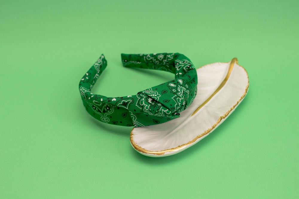 TIARA | TRICOLINE BANDANA NÓ TURBANTE | VERDE