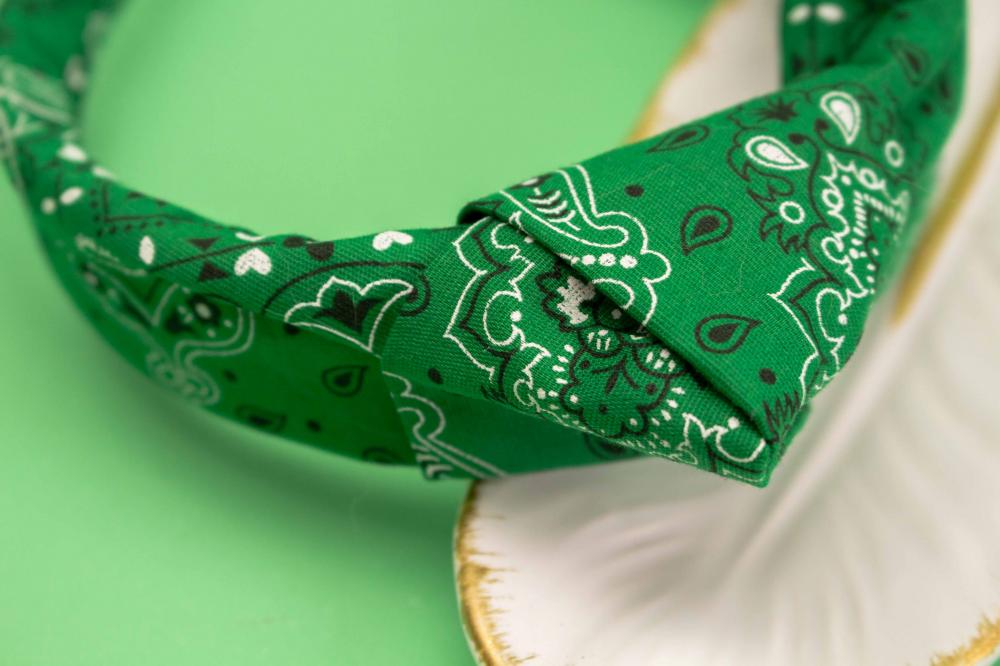 TIARA | TRICOLINE BANDANA NÓ TURBANTE | VERDE