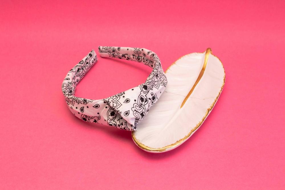TIARA | TRICOLINE BANDANA NÓ TURBANTE | BRANCA