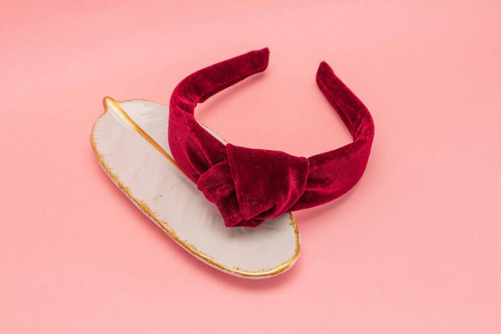 TIARA | NÓ TURBANTE VELUDO | MARSALA